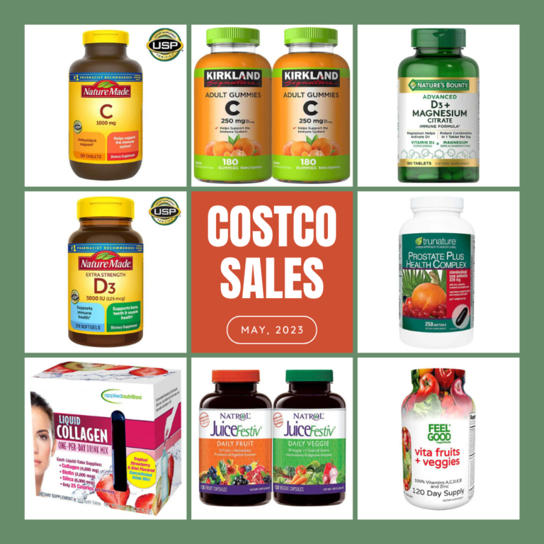 Best Deals: Supplements on Sale at Costco in May 2023