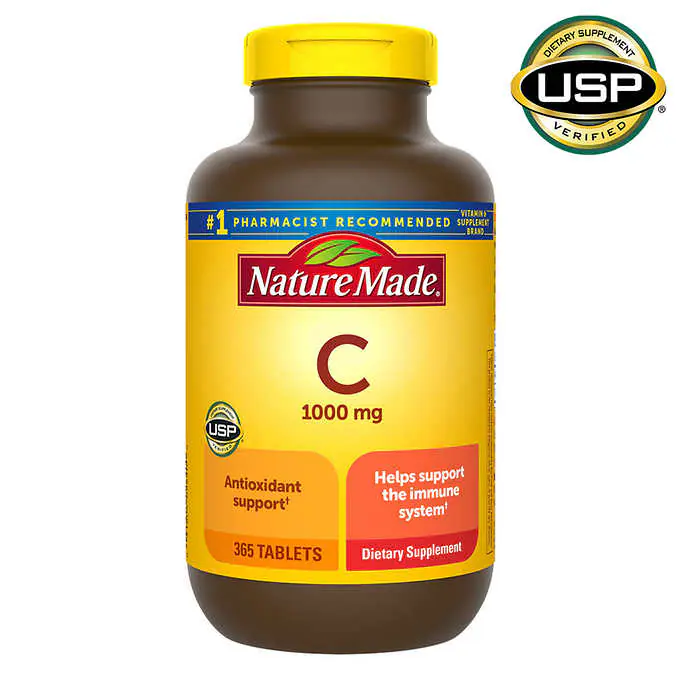 Unleash Your Well-being with Nature Made Vitamin C 1,000 mg